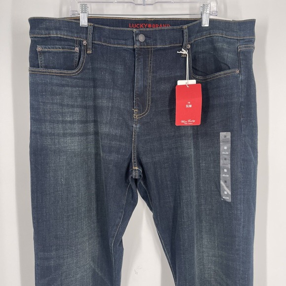 NWT LUCKY‎ BRAND 110 Slim Coolmax Stretch Jeans Men's Size 42x30 - Picture 2 of 5